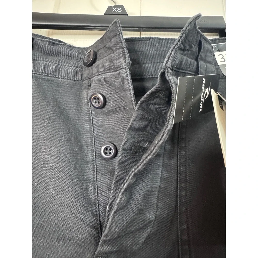 NWT‎ Rip Curl Black Surfheads Incoming Short Size 33 19